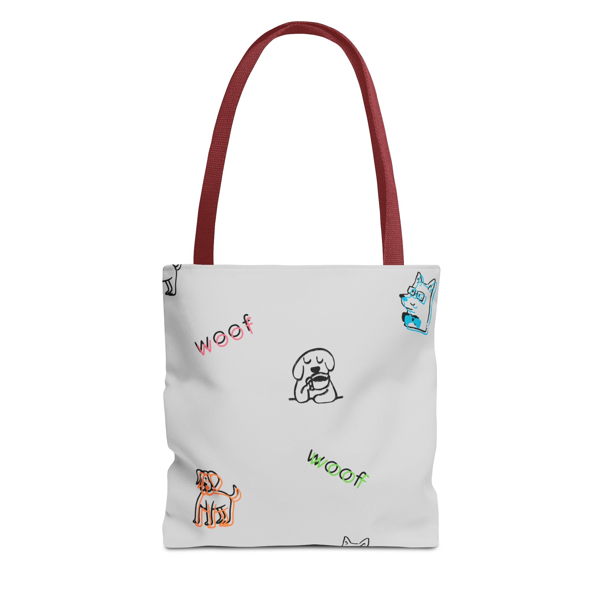 Cute Dog "WOOF" Tote Bag for Dog Mom's and Pet Lovers