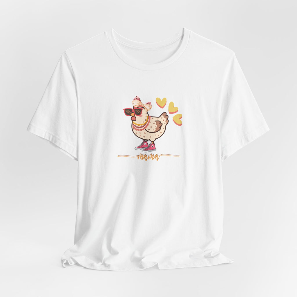 Mama Hen T-Shirt — Cozy Family Mom Chick Tee (Matching Baby Onesie Sold Separately)