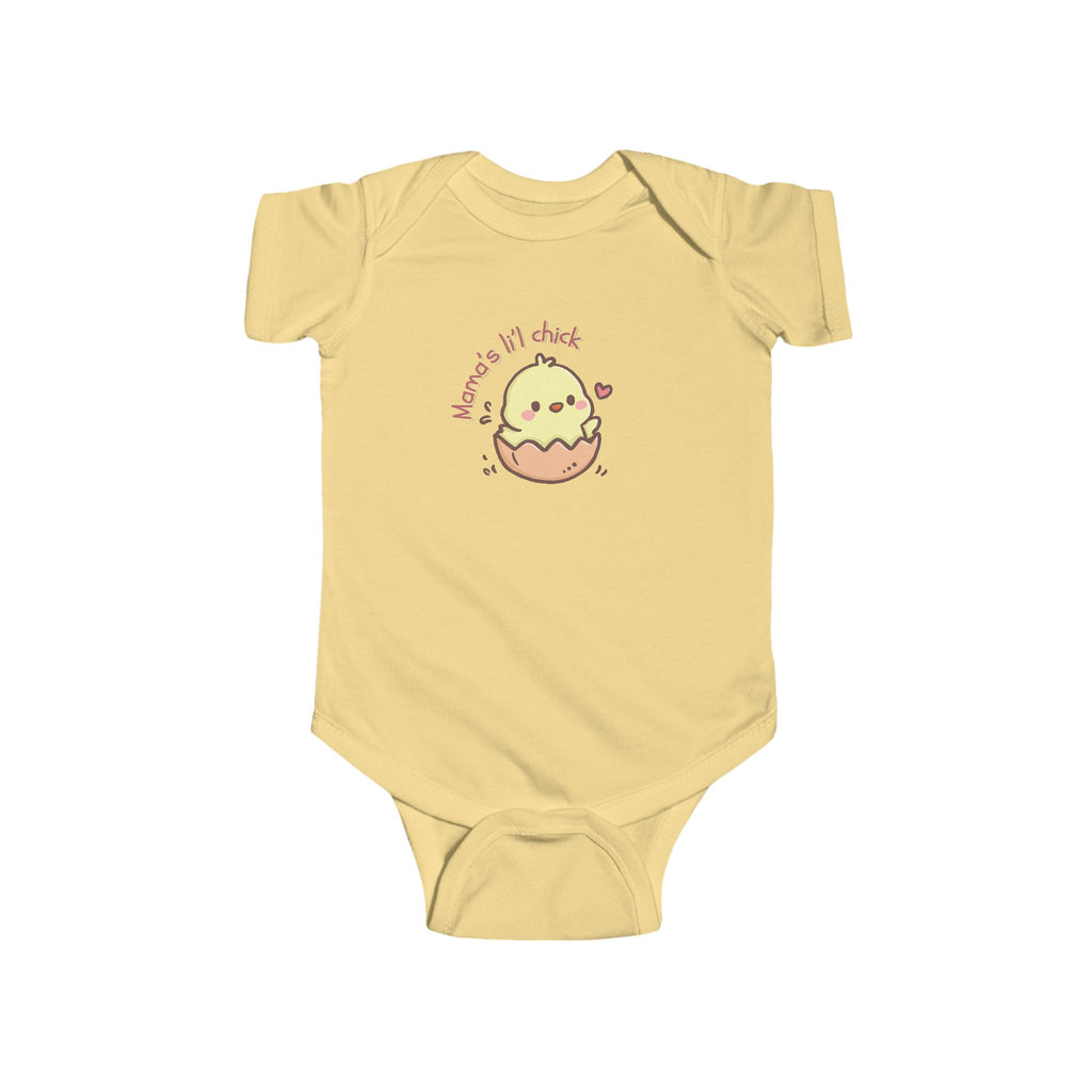 "Mama's li'l chick" Cute Baby Chick Bodysuit (Matching Mom Shirt Sold Separately)