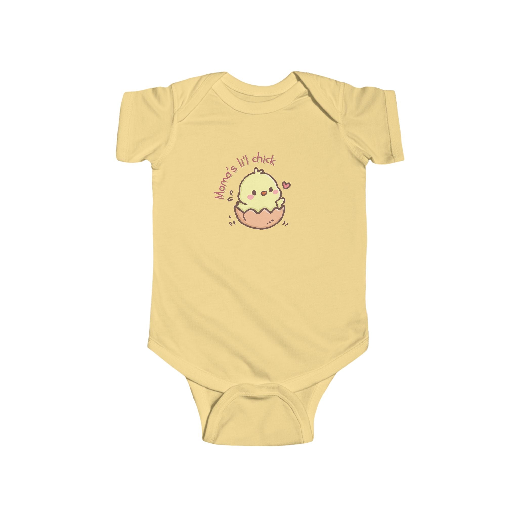 "Mama's li'l chick" Cute Baby Chick Bodysuit (Matching Mom Shirt Sold Separately)