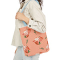 Fun Summer Strawberry Lips Canvas Tote Bag (See Matching Hat)