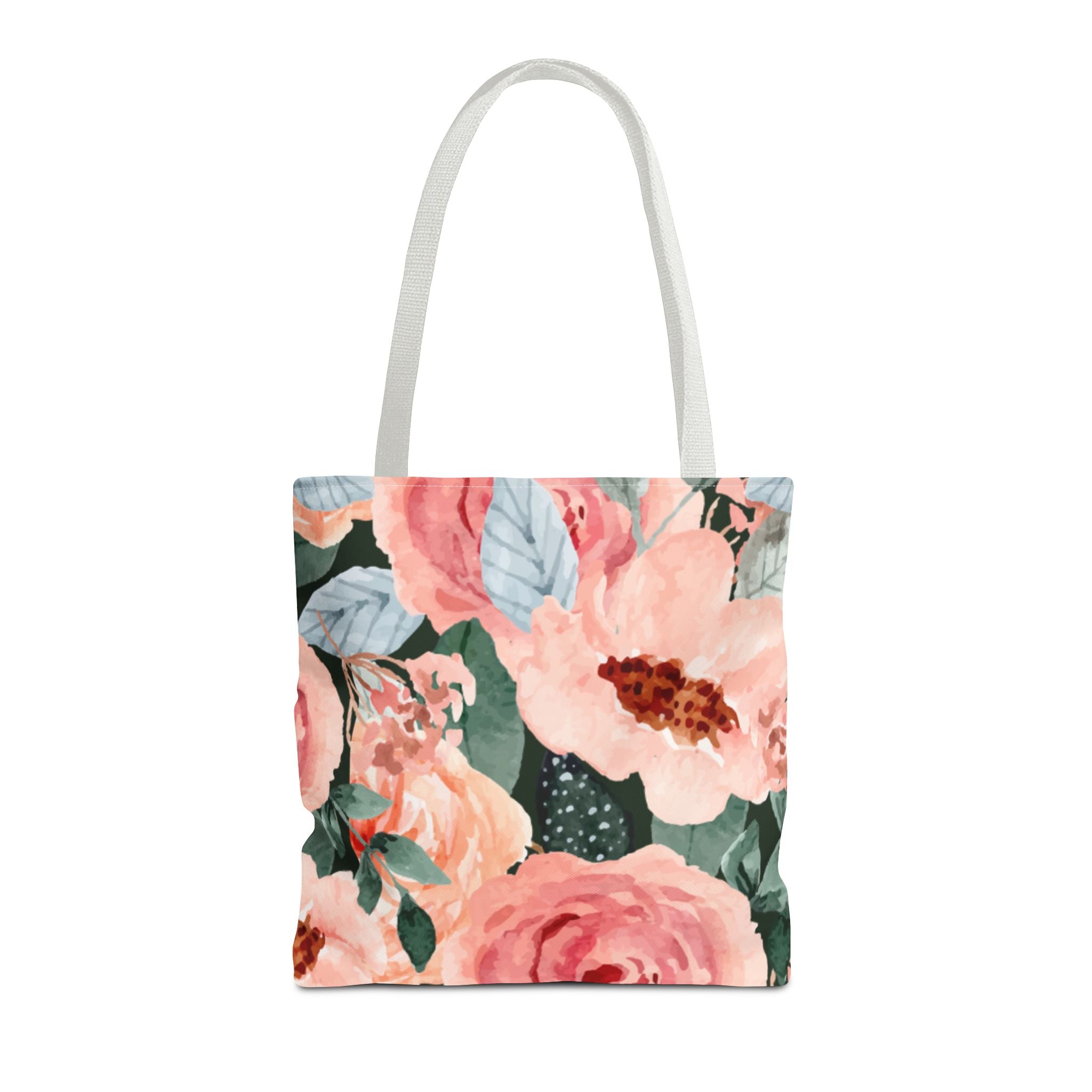 Classically Beautiful Spring Floral Original Artwork Tote Bag (See Matching Hat)