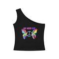 Women's One-Shoulder Crop T-Shirt