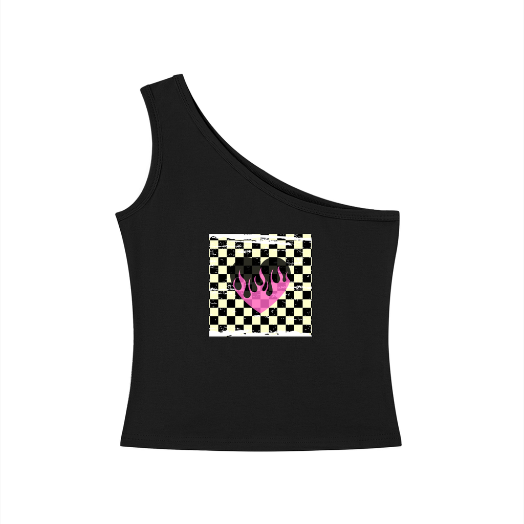 Women's One-Shoulder Crop T-Shirt