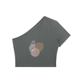 Women's Feminine Energy One-Shoulder Crop T-Shirt
