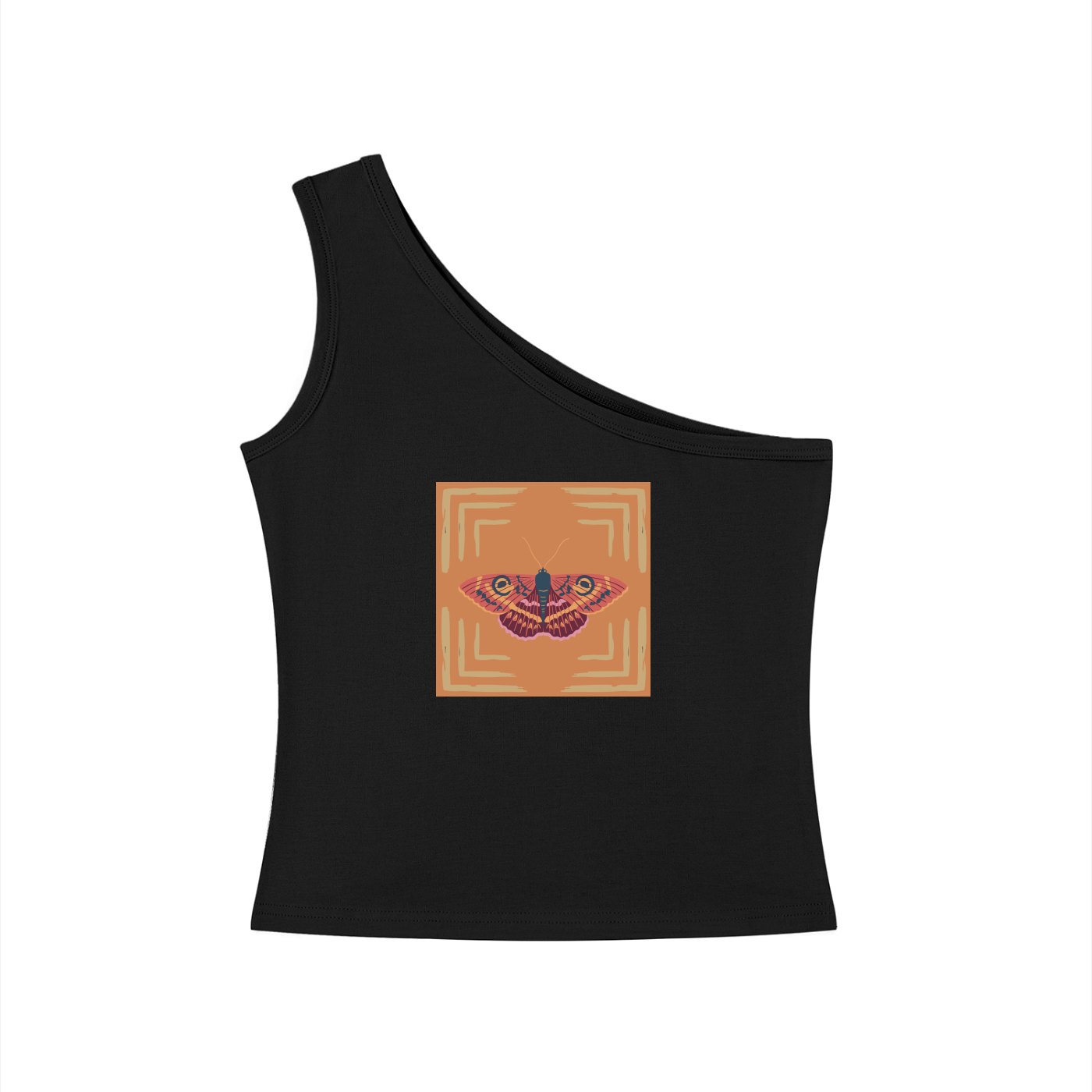 Women's One-Shoulder Crop T-Shirt