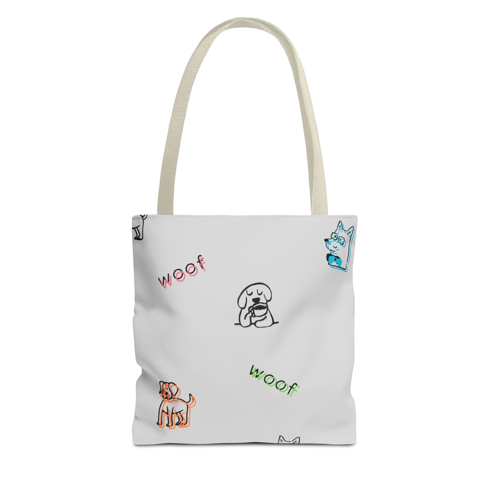 Cute Dog "WOOF" Tote Bag for Dog Mom's and Pet Lovers