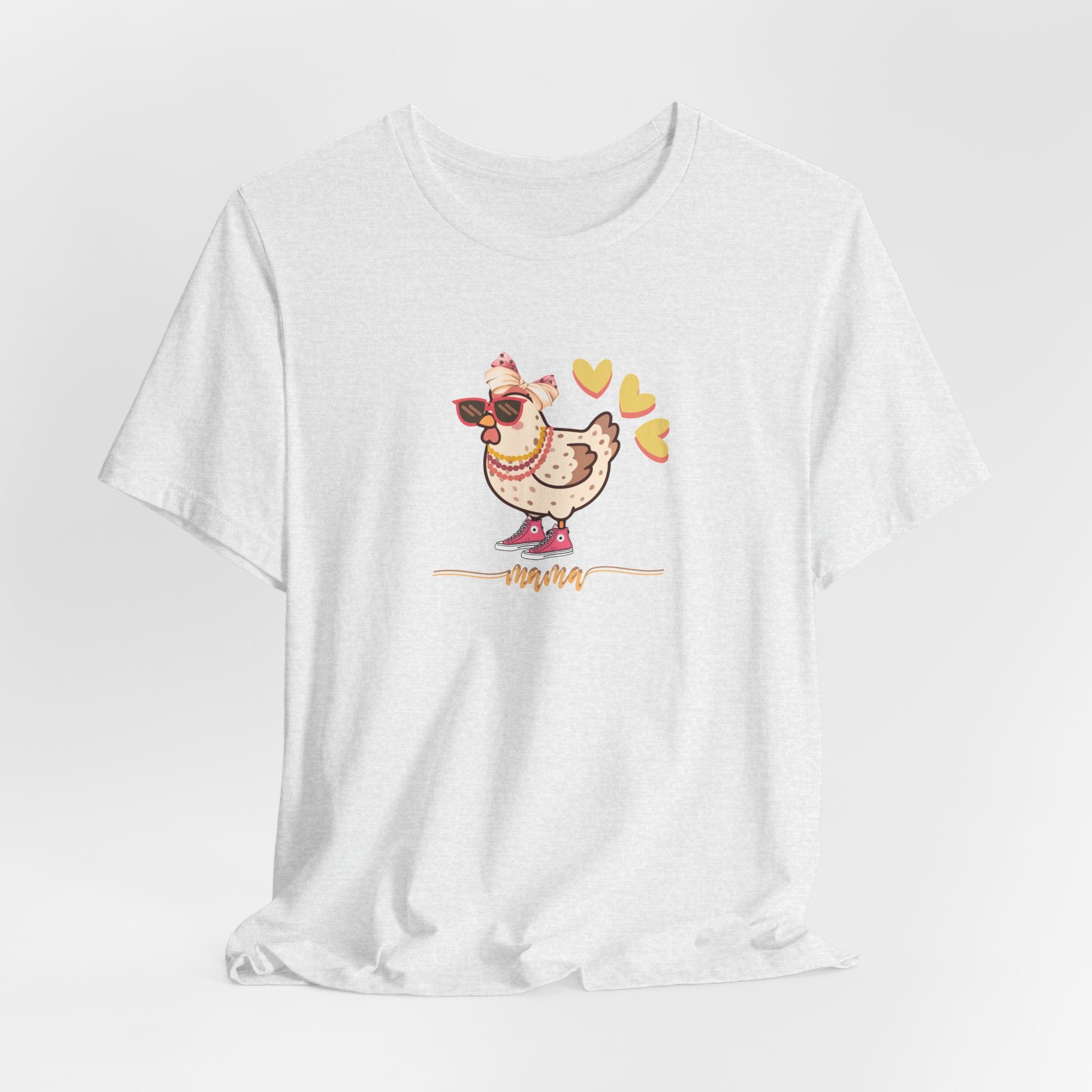 Mama Hen T-Shirt — Cozy Family Mom Chick Tee (Matching Baby Onesie Sold Separately)