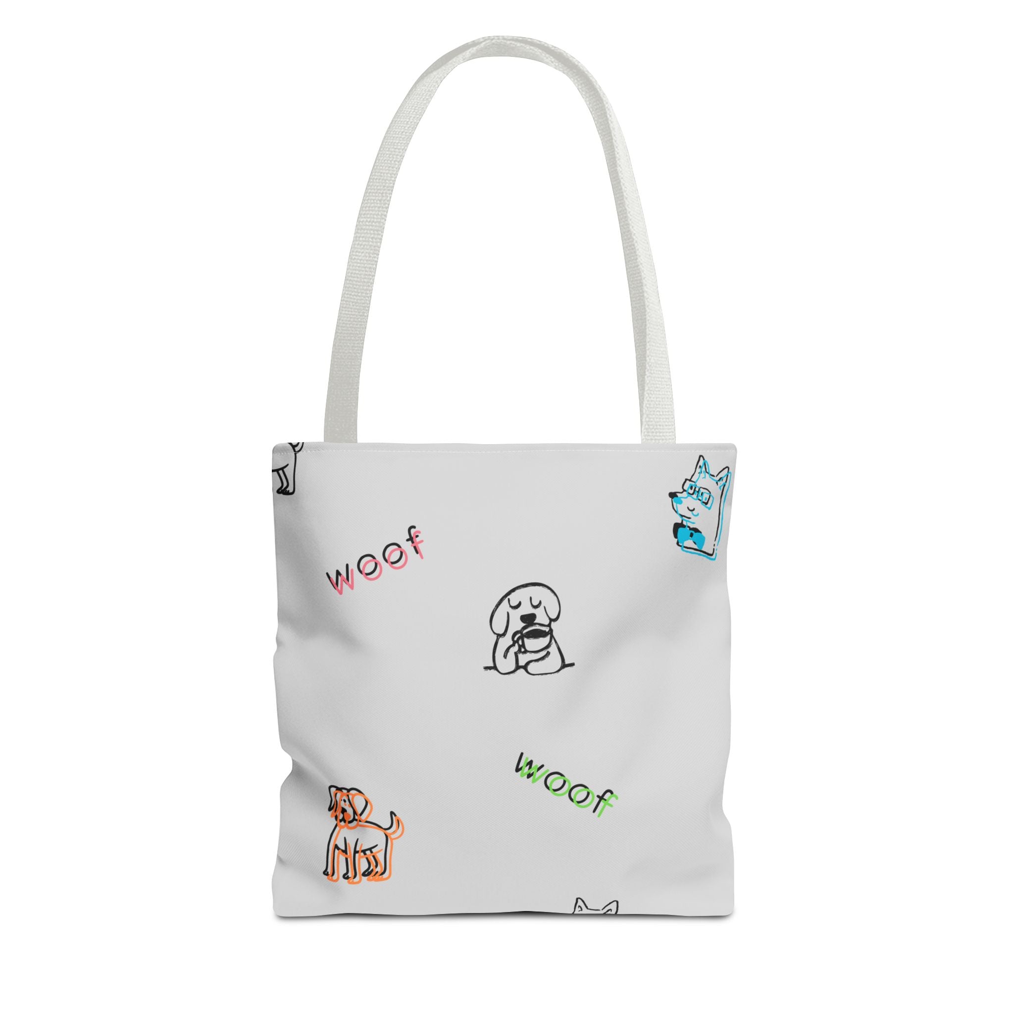 Cute Dog "WOOF" Tote Bag for Dog Mom's and Pet Lovers