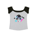 Women's "Ya Right" Color Block Raglan Baby T-Shirt