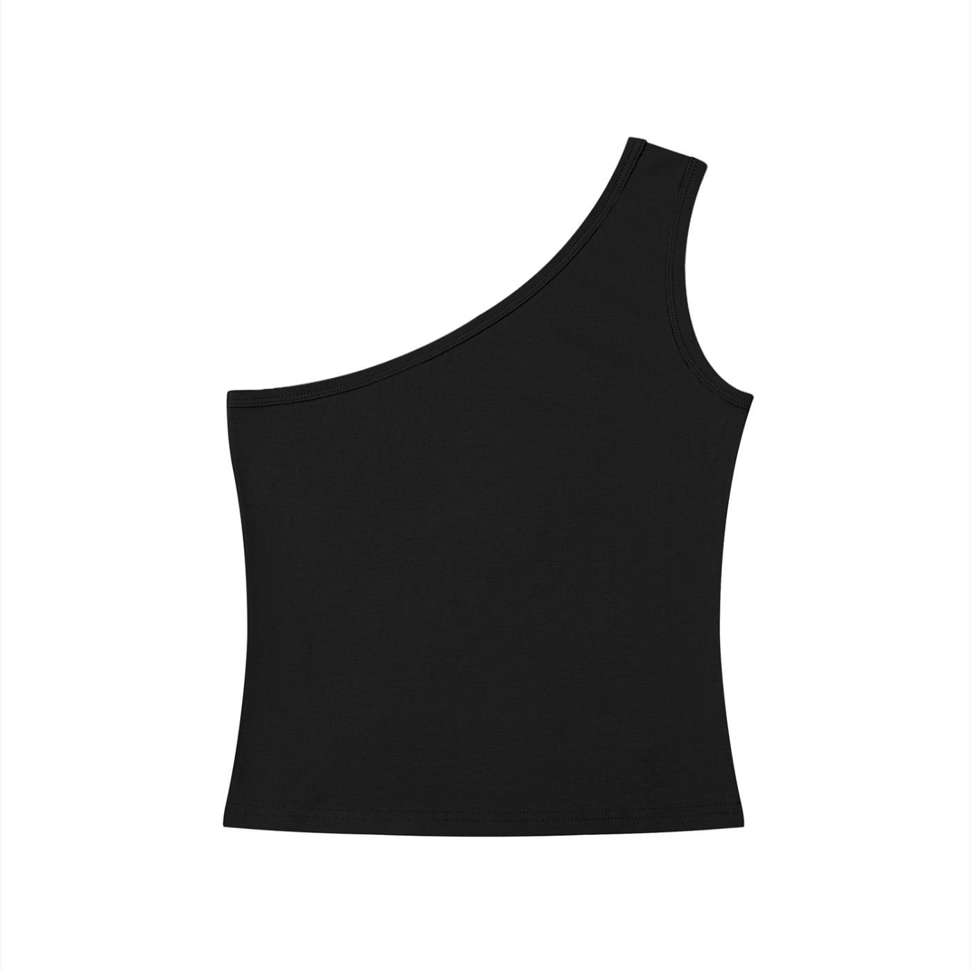 Women's Boho Fem Original Design One-Shoulder Crop Tank