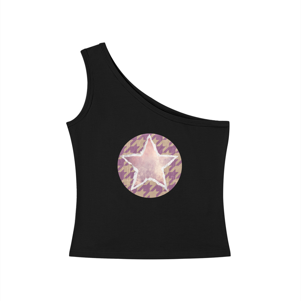 Women's One-Shoulder Crop T-Shirt