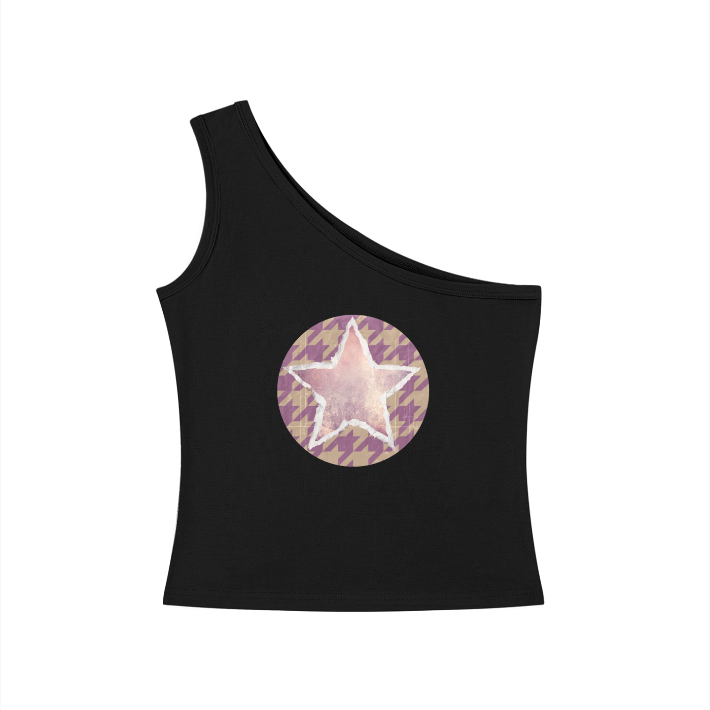 Women's One-Shoulder Crop T-Shirt