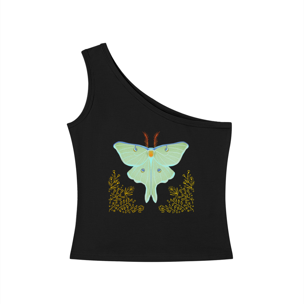 Women's One-Shoulder Crop T-Shirt